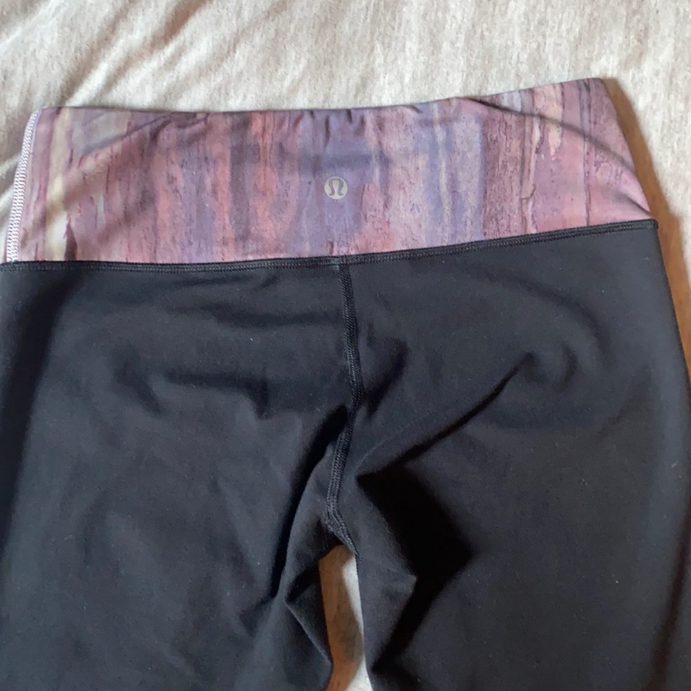 Lululemon wunder under crop size 6